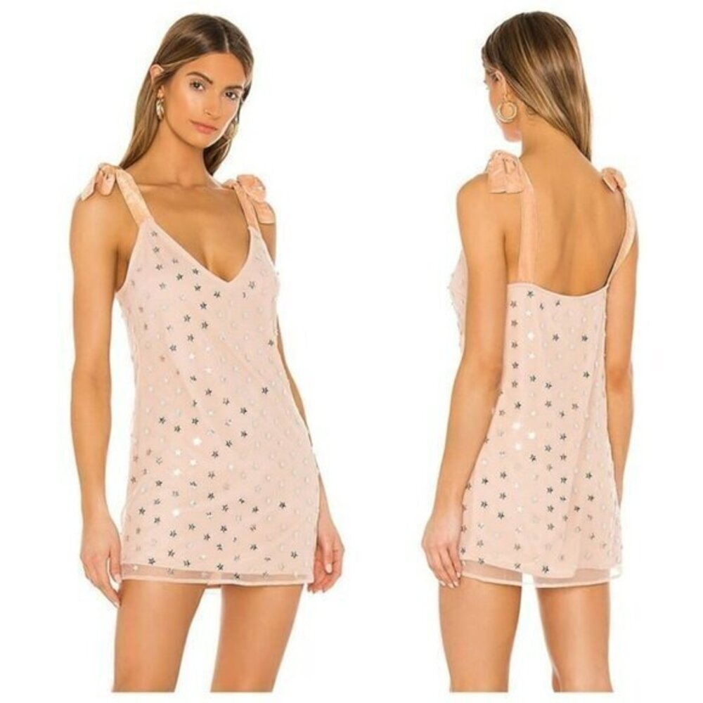 Lovers and Friends Lasky Mini Dress - Baby Pink